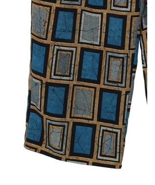 Green Parks アフリカン柄イージーパンツ Blue