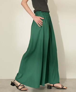 AMERICAN HOLIC (選べる丈２サイズ)接触冷感ギャザースカーチョ【WEB限定カラー有り】 Green