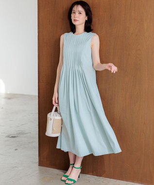 組曲 サマージャージタック ワンピース スモーキーミント系