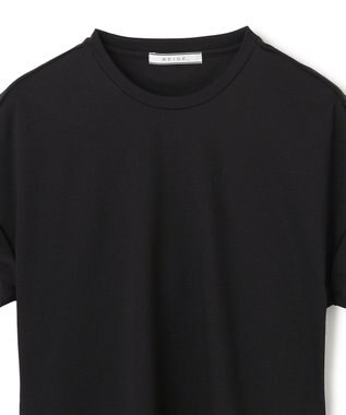 BEIGE， BORNA / コットンスムースTシャツ Black