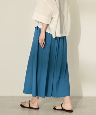 AMERICAN HOLIC (選べる丈２サイズ)接触冷感ギャザースカーチョ【WEB限定カラー有り】 Blue