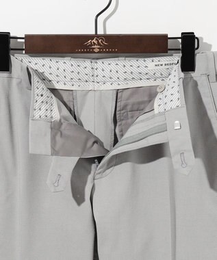 JOSEPH ABBOUD 【ウエストも伸びる!/ジャパンファブリック】シャンブレードビーストレッチ パンツ ライトグレー系