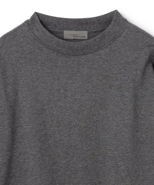 uncrave プレーンジャージー ロンT チャコール