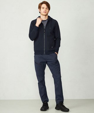 JOSEPH ABBOUD MOUNTAIN 【UNISEX】パワーストレッチリップコンビ パンツ ネイビー系