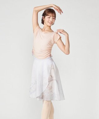 Chacott 巻きスカート ホワイト