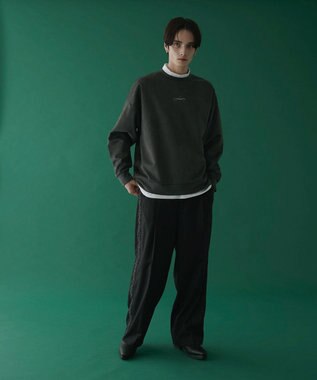 WEGO 【2点SET】フェイクスウェードアンサンブルプルオーバー ブラック中濃色