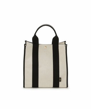 TOPKAPI 【Breath TOPKAPI】THE CANVAS ザ キャンバス スクエア ミニ トートバッグ ブラック