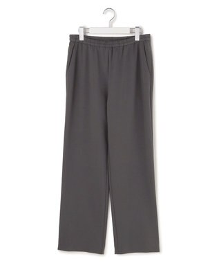 ICB ナイロンストレッチポンチ セミワイドパンツ チャコール