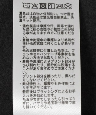 AMERICAN HOLIC フレンチロゴ裏起毛プルオーバー Charcoal Gray