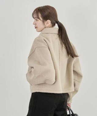 Green Parks ・ＥＬＥＮＣＡＲＥ　ＤＵＥ　ブークレＷ－ＺＩＰブルゾ Beige