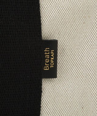 TOPKAPI 【Breath TOPKAPI】THE CANVAS ザ キャンバス スクエア ミニ トートバッグ ブラック