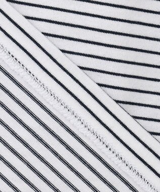 J.PRESS LADIES ニットパーツジャージー ボーダー カットソー ホワイト系1