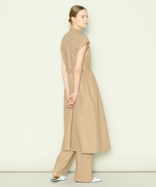 JOSEPH 【洗える】ボイルコットン　ドレス ブラウン系