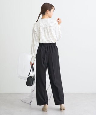 earth music&ecology 2WAYボウタイブラウス ドット