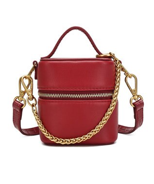 style code 【VerdeVari/ヴェルデヴァリ】TINY VANITY BAG レッド