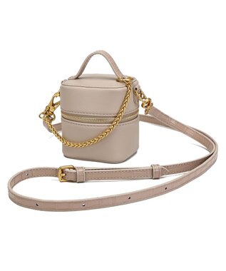 style code 【VerdeVari/ヴェルデヴァリ】TINY VANITY BAG グレージュ