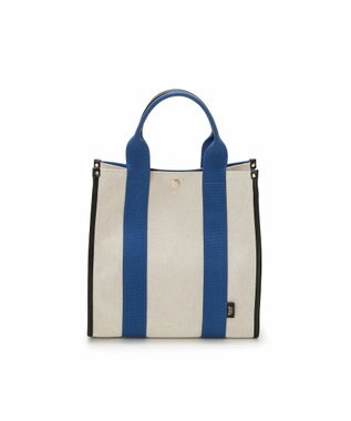 TOPKAPI 【Breath TOPKAPI】THE CANVAS ザ キャンバス スクエア ミニ トートバッグ ブルー