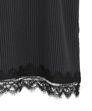 Green Parks ２ＷＡＹレース×ピンストライプキャミソールワンピース Dark Navy