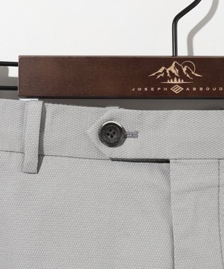 JOSEPH ABBOUD 【ウエストも伸びる!/ジャパンファブリック】シャンブレードビーストレッチ パンツ ライトグレー系