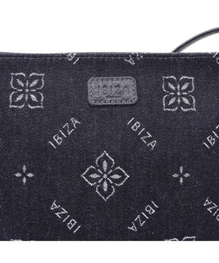 IBIZA アスール　ロゴデニム　ショルダーバッグ 水色