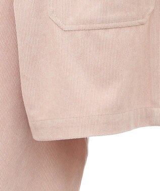 Green Parks ソフトコーデュロイショートシャツ Off White