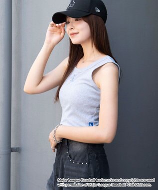 WEGO 別注MLBラインストーンタンク 柄1