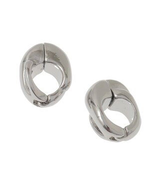 AMERICAN HOLIC リバーシブルマグネットイヤリング Silver