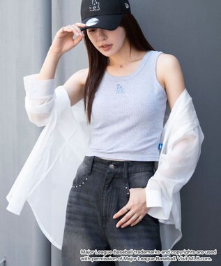 WEGO 別注MLBラインストーンタンク 柄1