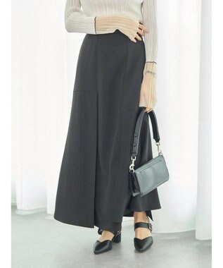 earth music&ecology アシメキリカエスカート Black