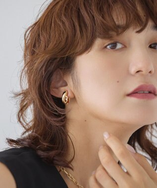 AMERICAN HOLIC リバーシブルマグネットイヤリング Silver