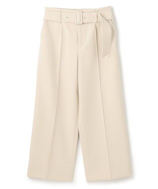 BEIGE， LAUREL / ワイドクロップドパンツ Sand
