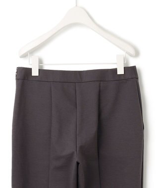 ICB L 【セットアップ対応・洗える】コットンコンプレッシャー テーパードパンツ ミディアムグレー系