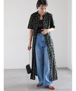 Te chichi 【LIBERTY FABRICS】ウエストタックワンピース