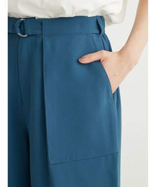 Green Parks ・ＳＵＧＡＲ　ＳＰＯＯＮ　タックワイドパンツ Green