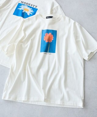 CRAFT STANDARD BOUTIQUE フラワープリントグラフィックＴシャツ