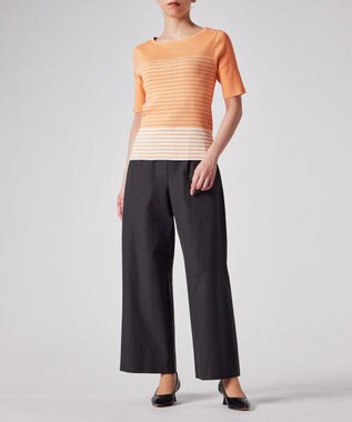 Paul Smith リブ ボーダー ニット オレンジ