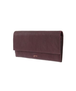 genten 【新色】フレスコ フラップ長財布 カシス