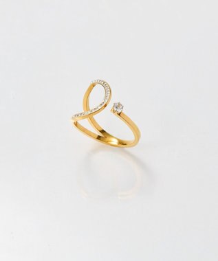 Phoebe 【金属アレルギー対応】カバービジューリング/サージカルステンレス ゴールド