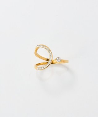 Phoebe 【金属アレルギー対応】カバービジューリング/サージカルステンレス ゴールド