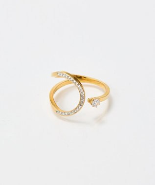 Phoebe 【金属アレルギー対応】カバービジューリング/サージカルステンレス ゴールド