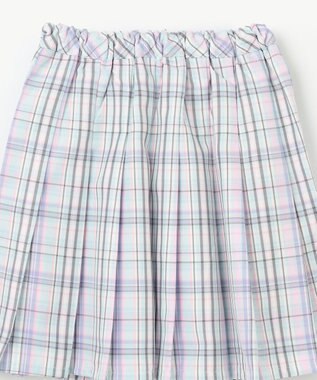 ANY KIDS チェック柄 ガーリー スカパン ミント系