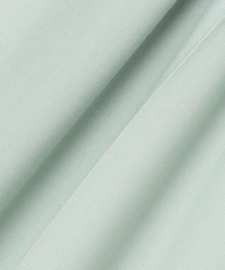 23区 L ナチュラルストレッチサキソニー タック ワイドパンツ ミント系