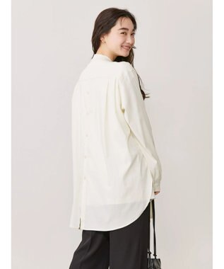 AMERICAN HOLIC ブザムバックボタンチュニック Ivory