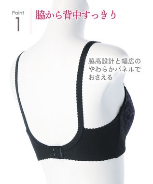 Wing 3/4カップブラ　ウイング／ワコール　KB2506 ブラック