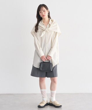 earth music&ecology バミューダパンツ Gray