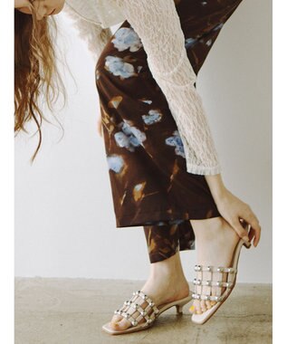Te chichi スタッズ付きミュール《2026 SUMMER LOOK item》 グレー