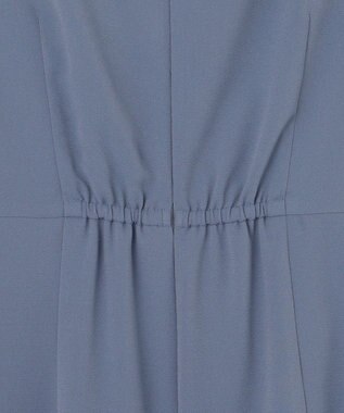 ANY SIS 【Lily Calin】レーストップス×マーメイド ドレス セット スモーキーブルー×スモーキーブルー