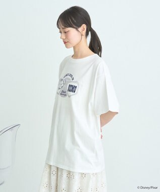 earth music&ecology Ｆｉｎｄｉｎｇ　Ｎｅｍｏ／シリコンプリントＴシャツ Off White
