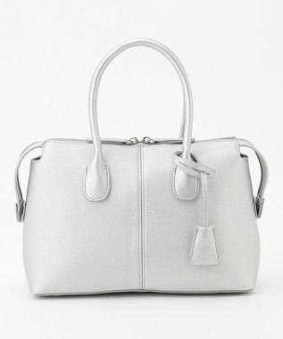 J.PRESS LADIES 【2way】midi ボストン バッグ シルバー系