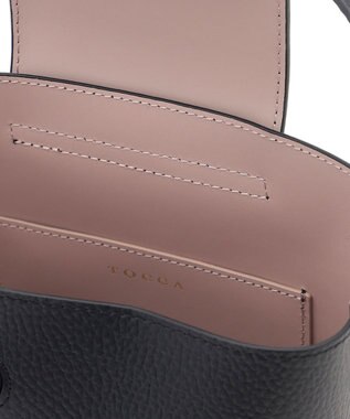 TOCCA PETAL SILHOUETTE LEATHER BAG  レザーバッグ ブラック系